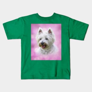 Adorable Australian Terrier Puppy Portrait Kids T-Shirt